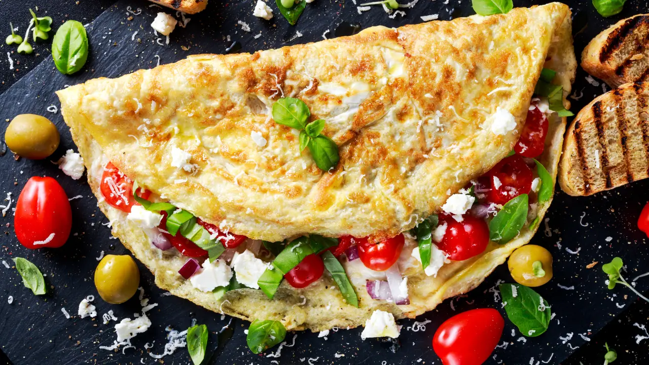 Sauté Vegetables Omelette