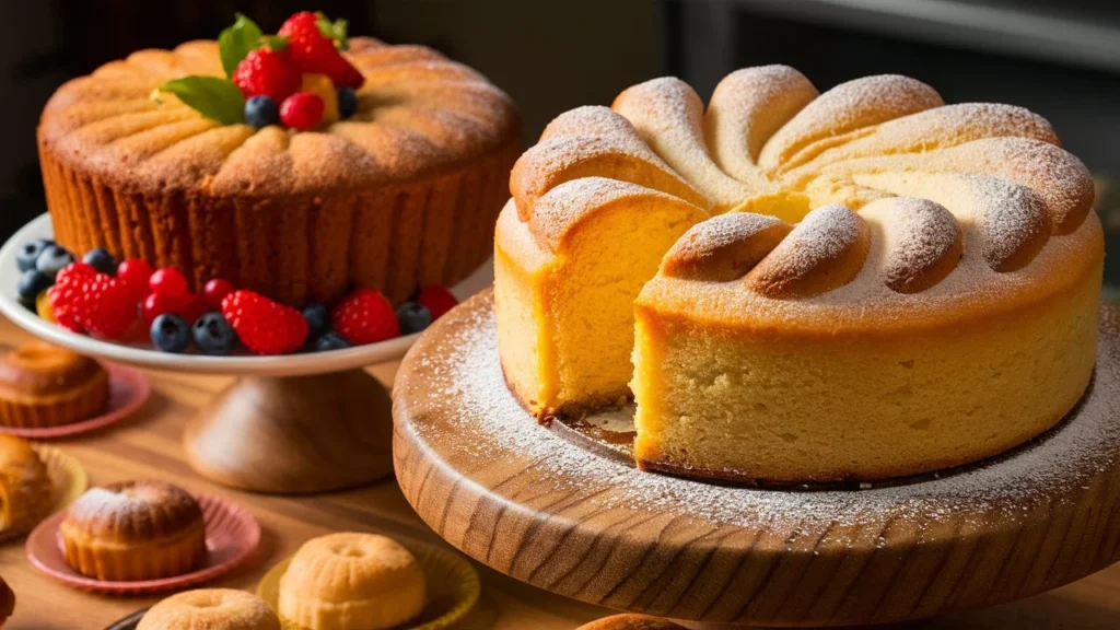 difference between butter cake and pound cake