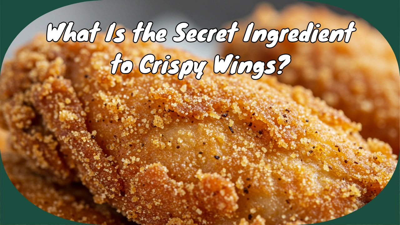 What Is the Secret Ingredient to Crispy Wings?