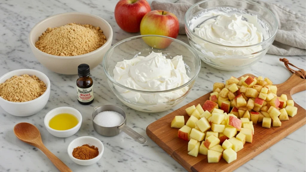 Apple Cheesecake No Bake